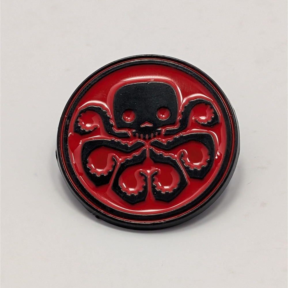 Funko Marvel Comics Hydra Logo Captain America Thick Metal Enamel Pin 1.25 in